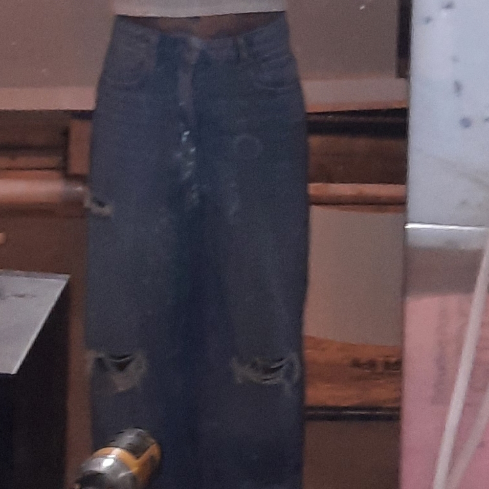 Blue Wide leg jeans from Garage